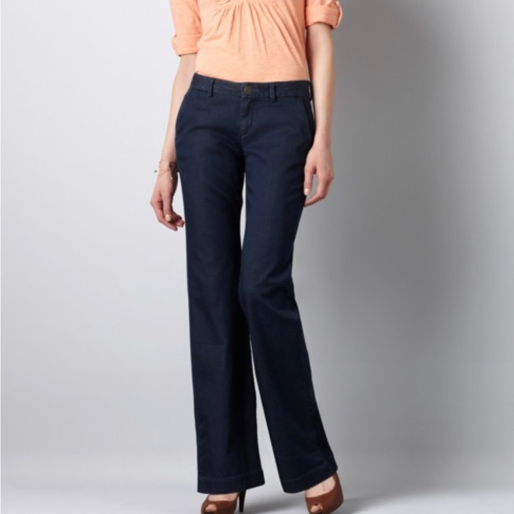 LOFT curvy trouser jeans